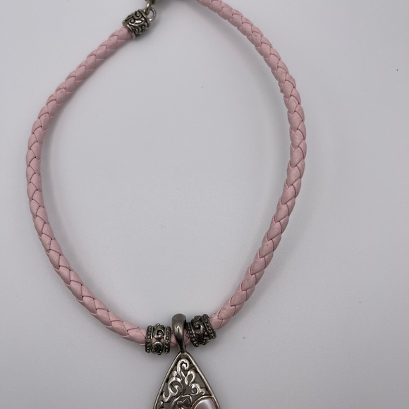 Rodeo Barbie Pink and Silver Pendant Necklace - Picture 4 of 7